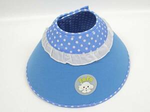  blue L Elizabeth collar dog for neck times 22~32cm touch fasteners cloth material polka dot blue kega scratch lick prevention scratch .. prevention pet interior new goods free shipping 