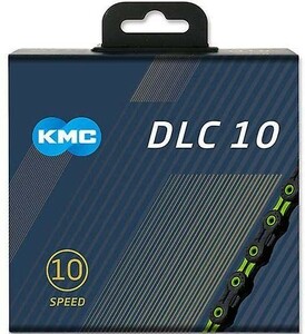 Keem Sea KMC DLC 10 Цепь 10S 10S 10 Speed ​​10 Speed ​​Green Bicycle Chain