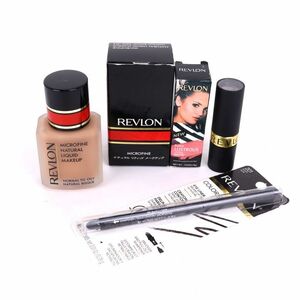  Revlon lipstick etc. micro fine natural lik.do other unopened have 3 point set together exterior defect have lady's REVLON