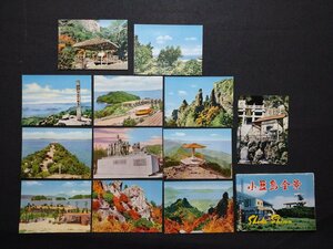 ｆ▼▼　昭和　絵葉書　小豆島全景　12枚　オリーブ　烏帽子岩　寒霞渓　平和の群像　香川県　SHODOSHIMA /K70