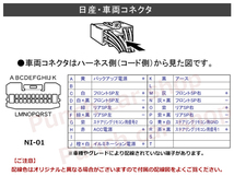 日産 新品 ラジオ ナビ カーステ変換 ハーネス 20ピン オス コネクタ 逆カプラ アンテナ コード　メール便送料無料　 PO16S_画像2