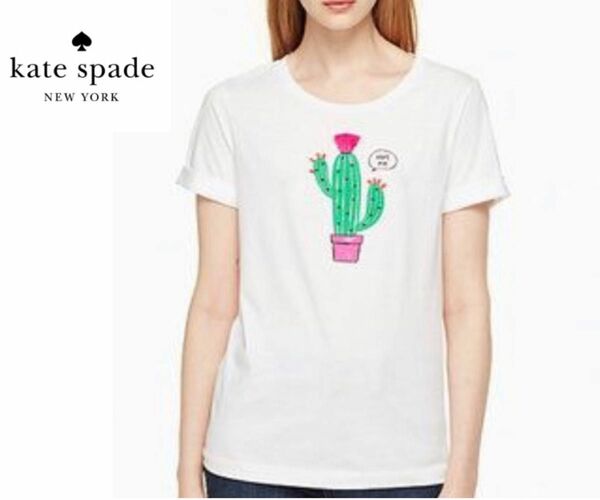 kate spade ケイトスペードcactus T-shirt★