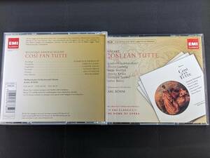 CD3枚+CD-ROM1枚「Mozart, Cosi Fan Tutte, Karl Bohm(5099996678527)」EMI、モーツァルト、オペラ コジファントゥッテ　管理E