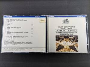 CD　希少「Bach、Herbert Tachezi、Greatest Organ Works Vol. 2 (8.43191 ZK)」TELDEC、バッハ、ヘルベルト・タヘツィ、オルガン　管理F