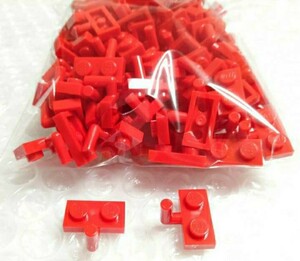 100個　赤　LEGO　レゴ　未組み立て　未使用　パーツ　部品　アーム　プレート
