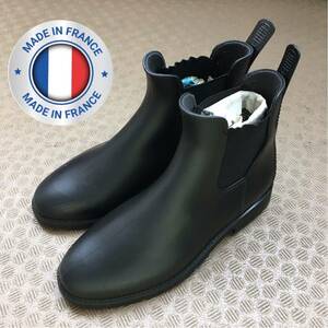 *[ UMO ]* France made TUCSON PVC side-gore rain boots * size 38