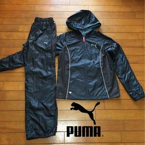 ★【 PUMA 】★ レディース ナイロン フーディー ジャージ上下セット セットアップ トラックスーツ ★サイズM★SP201