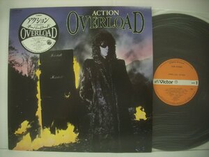 ■ LP 　アクション ACTION / オーバーロード OVERLOAD 1988年 ジャパニーズメタル ◇r50301