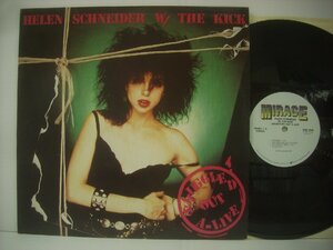 ■ 輸入USA盤 12インチ 　HELEN SCHNEIDER W/ THE KICK / SMUGGLED OUT A-LIVE ヘレン・シュナイダー ザ・キック 1983年 ◇r50309