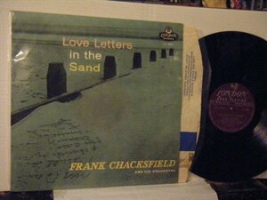 ▲LP FRANK CHACKSFIELD フランク・チャックスフィールド / LOVE LETTERS IN THE SAND 国内盤 キング LC-3041 ムード◇r50225