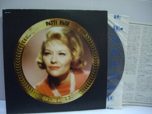 [LP] パティ・ペイジ / グランプリ 20シリーズ テネシー・ワルツ ワン・ワン・ワルツ 涙のワルツ PATTI PAGE　◇r50306