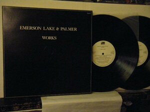 ▲2LP　EMERSON LAKE & PALMER エマーソン・レイク＆パーマー / WORKS VOLUME 1 ELP四部作 国内盤 ワーナーパイオニア P-6311～2A◇r50327