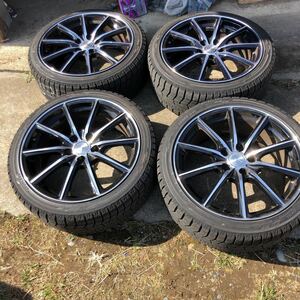 手渡し限定　スタッドレスタイヤ　アルミホイール　IG60 225/40R18 2020年製造　ECO FORME