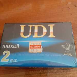 カセットテープ maxell UDI 120ノーマル 2PACK