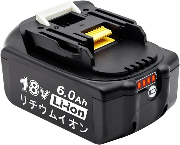 マキタ 18v バッテリー BL1860b 残量指示付き 全新セル採用マキタ18v互換バッテリー マキタバッテリー 大容量 6.0ah 18vバッテリー