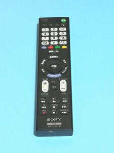 02k75 除菌・清掃済　SONY テレビリモコン RMT-TX103J 赤外線発光確認済　返金保証あり