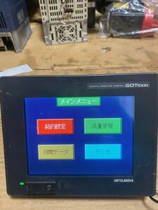 3B00031 GT1555-QTBD　GOT1000 5.7型三菱電機画面　インターフェイスGT15-RS4-9S付き 保証付き