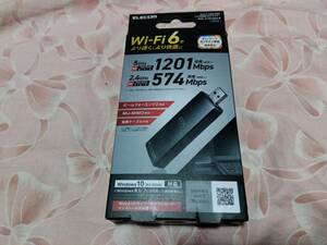 ★エレコム WiFi 無線LAN 子機 Ｗifi6 1201Mbps+574Mbps USB3.0対応 WDC-X1201DU3-B★