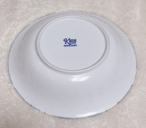 KIRII JAPAN 洋皿 直径21cm 2枚セット 皿 チェック 青 ピンク ペア食器 食器 中皿 ブルー RANGE WARE_画像5