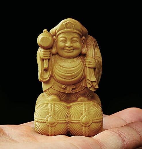 紫③ 骨董 福徳正神 木彫 木像 | scoala4.ro