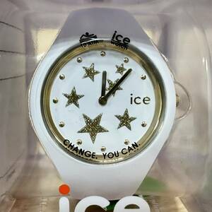  I Swatch ice watch white Star z small wristwatch white box attaching unused operation goods [12517