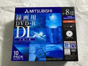 * video recording for DVD-R DL 215 minute 8.5GB 10 sheets 5 millimeter slim case MITSUBISHI