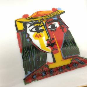 [置物] 飾り皿：絵皿「ピカソアート：童女」spadem 1995年 Picasso：ピカソ インテリア 小皿の画像3
