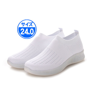 [ новый товар не использовался ]22331 легкий спортивные туфли белый 24.0cm