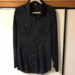 L.G.B シャツ　SHIRT-G STG ブラック　光沢あり　サイズ1 LGB ルグランブルー