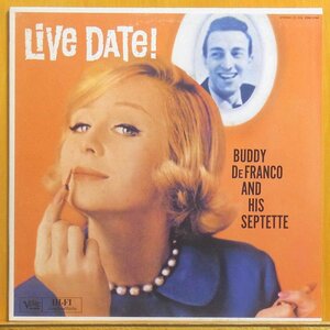 ●Scott LaFaro参加!美盤!★Buddy DeFranco(バディ・デフランコ )『Live Date(ライヴ・デイト)』JPN LP #60487