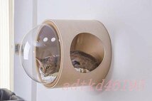 特売！品質保証 猫 キャットウォーク キャットステップ ベッド ハウス 壁付け 天然木 宇宙_画像2