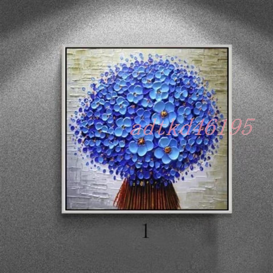 Super beautiful item ★ Pure hand-painted painting Flowers Reception room hanging picture Entrance decoration Hallway mural, Painting, Oil painting, Nature, Landscape painting