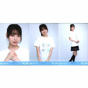 【L76】乃木坂46 公式グッズ 阪口珠美　生写真 3枚コンプ　 ヨリチュウヒキ 会場限定　ランダム生写真 11thBDライブ 3期Tシャツ コンプ