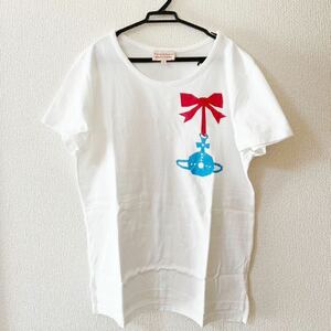 美品　ヴィヴィアンウエストウッド　レッドレーベル　半袖Tシャツ 3 Vivienne Westwood RED LABEL オーブ 春　夏　オーブ リボン 正規品