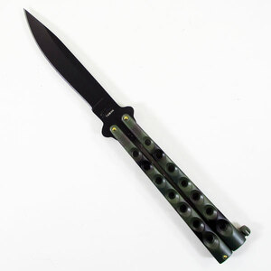 バタフライ ナイフ butterfly knife アーマーカモフラージュ 7125/167g 同梱ok