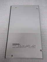 CASIO カシオ ポケット経理 ポケットコンピューター ポケコン 電卓 PD-200 ビジネス ジャンク品 定形外郵便全国一律250円 S1-a_画像4