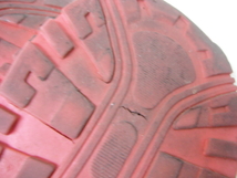 美品 韓国 スニーカー N678 ネイビー×レッド 約23.5cm～24cm 運動靴 定形外郵便全国一律510円 J16-a_画像4