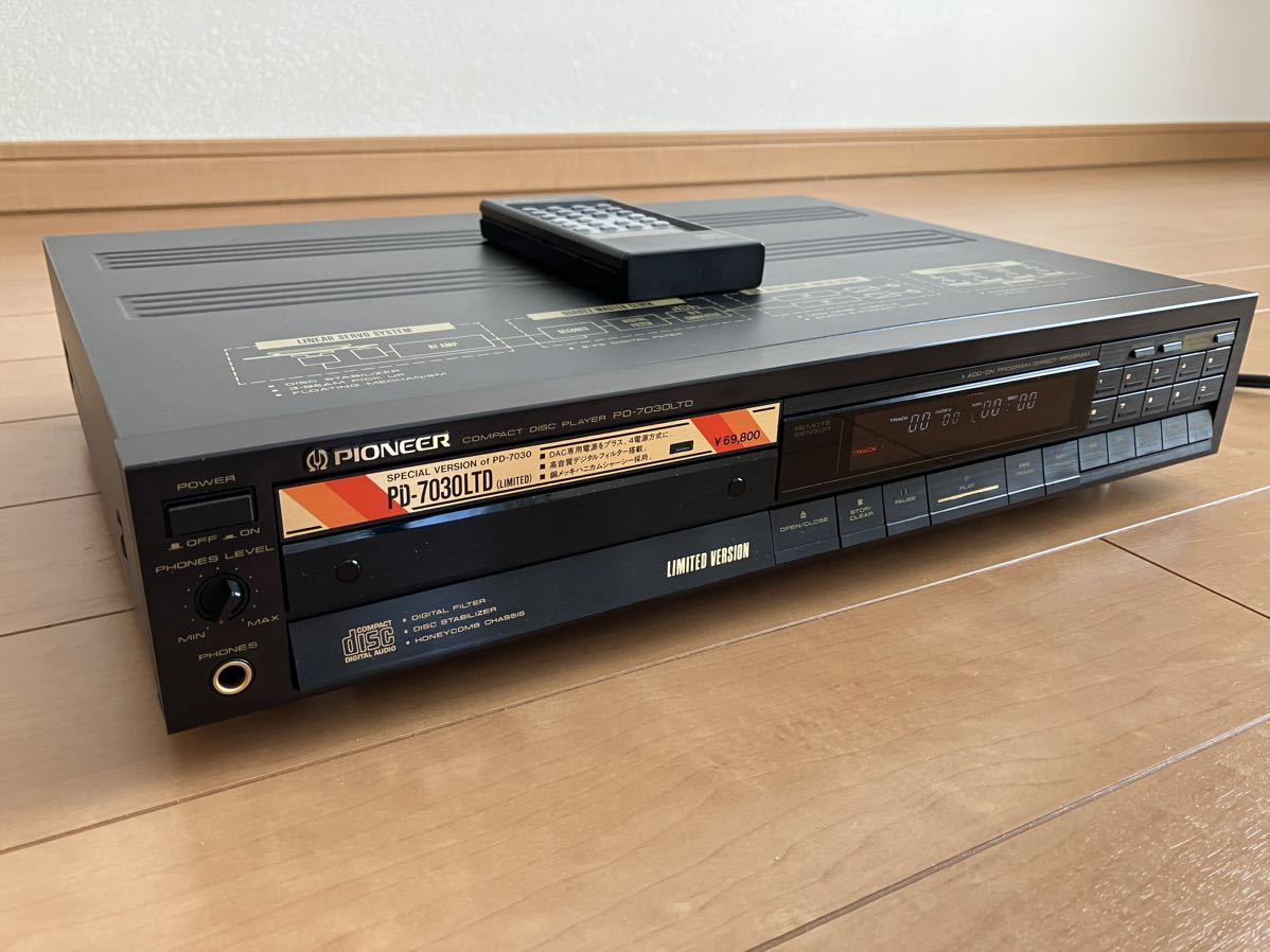 動作品 80年代 PIONEER PD-7030 CDプレーヤー 積分DAC-