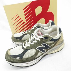 NEW BALANCE USA製 M990V3 BY TEDDY SANTIS DOVE GREY BONE スニーカー size27.5/ニューバランス M990TO3　0305