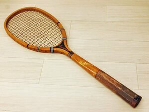 ○ 古い木製テニスラケット アンティーク コレクション テニスラケット matsushita 木製ラケット NING RACKET 軽量