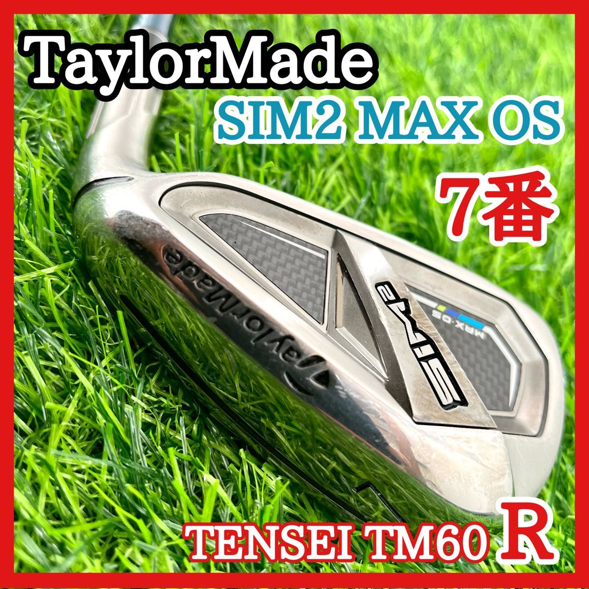 特価】 【5本セット】SIM2 アイアン MAX BLUE ウィメンズ TENSEI
