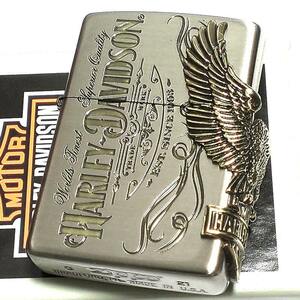 ZIPPO (ジッポー) ライター シルバー ハーレーダビッドソン 日本限定モデル 3面加工 HDP-75