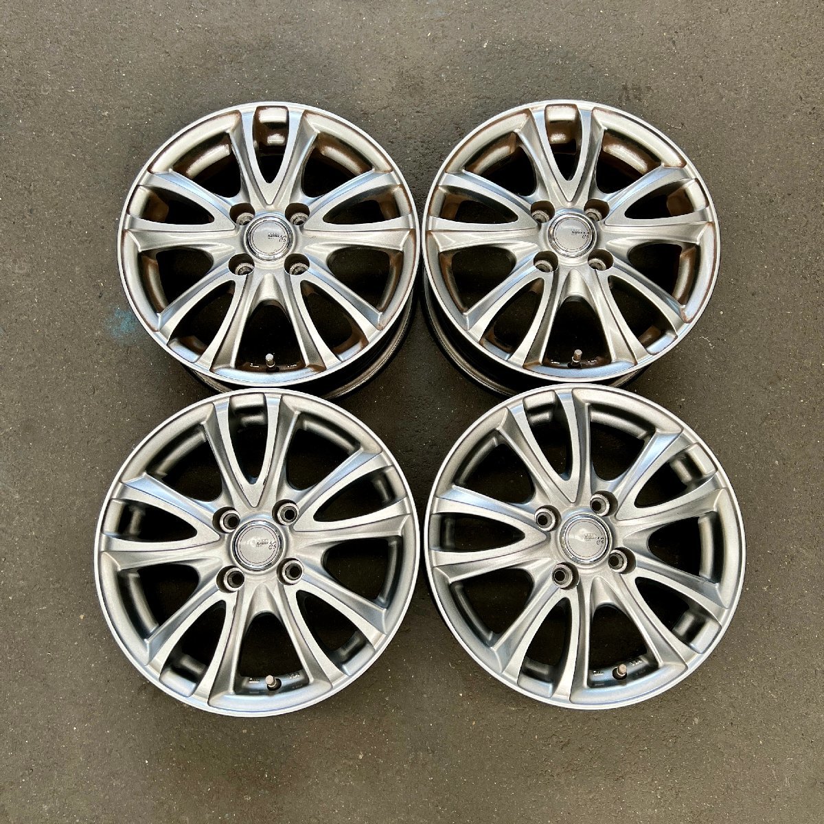 新品=シビラネクスト W5 15インチ 6.0J 5穴114.3 インセット53 自動車