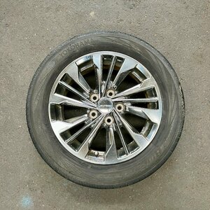 タイヤ付き純正ホイール1本　セレナ　C26　ライダー(AUTECH)　16×6J　+45　114.3　5穴　195/60R16　2017年製　5ミリ