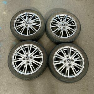 タイヤ付き社外ホイール4本セット　Fang(ファング)　15×4 1/2J　+45　100　4穴　165/50R15