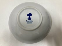 ★【未使用長期保管品】かわいい♪　☆非売品☆　PEANUTS SNOOPY & WOODSTOCK　スヌーピー＆ウッドストック　ボウル 　食器　陶器　_画像3