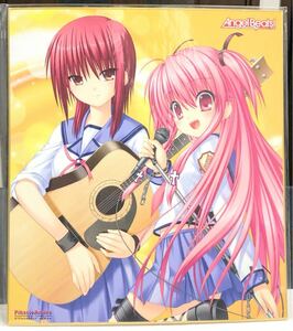 Angel Beats! 岩沢&ユイ 色紙 制服 美少女 Girls Dead Monster ガルデモ グッズ