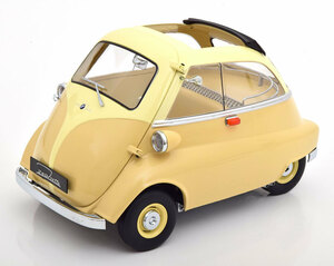 KK-Scale 1/12 BMW ISETTA イセッタ 250 1959 クリーム/イエロー ミニカー バブルカー KKDC120041