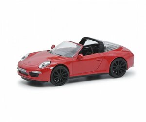 シュコー 1/87 ポルシェ 911 (991) タルガ 4S 2013 レッド Schuco Porsche