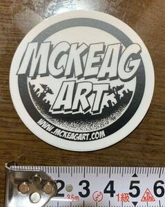 MCKEAG ART ステッカー　デカール　ホットロッドカスタムショー　mooneyes 新品